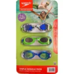 Speedo Triple Goggle Pack兒童泳鏡(一套三件)